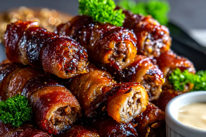 Fresh ingredients for Bacon Wrapped Meat Delights