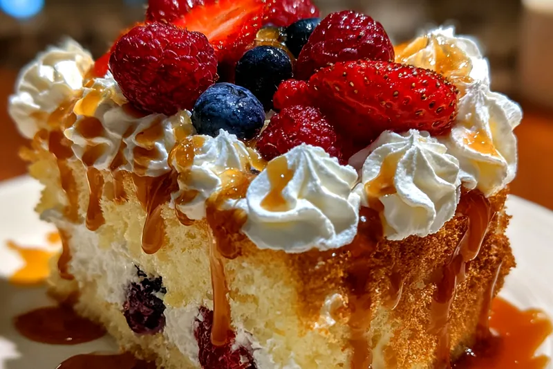 Cooking process for Berry Cream Layer Cake