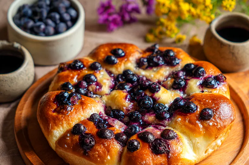 Cooking process for Blueberry Cloud Bread