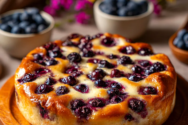 Fresh ingredients for Blueberry Cloud Bread