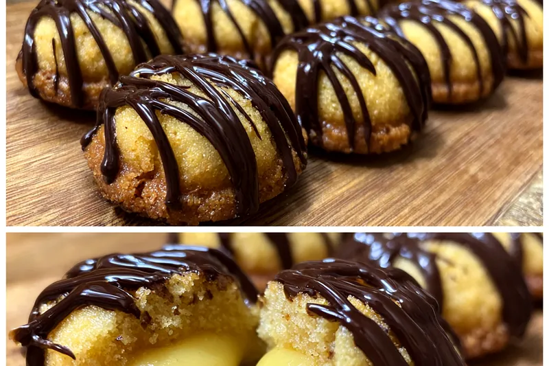 Fresh ingredients for Boston Cream Cookie Treats
