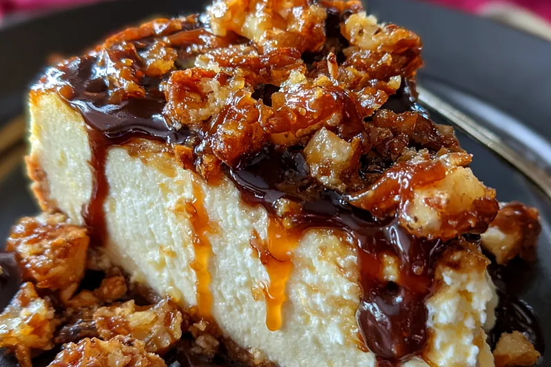 Fresh ingredients for Bourbon Caramel Cheesecake