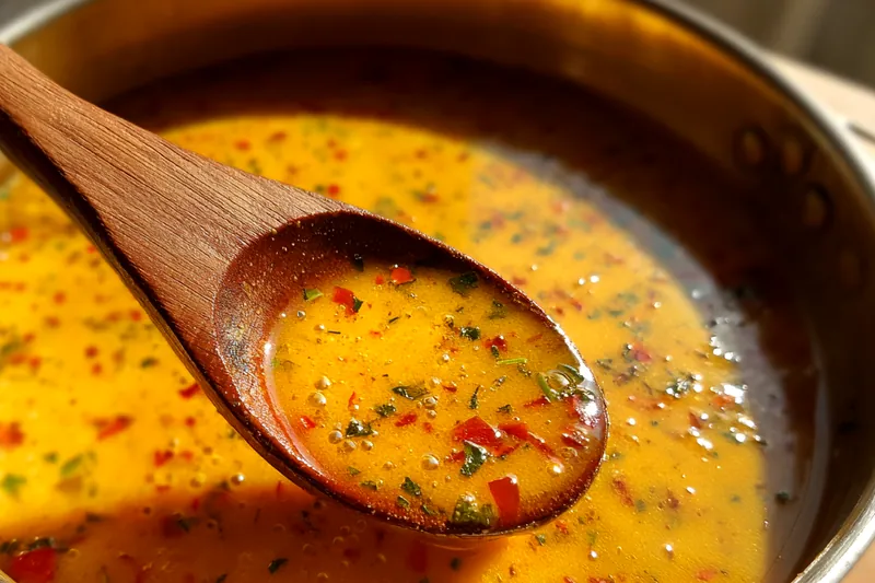 Cooking process for Cajun Garlic Butter Sauce