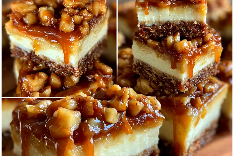 Fresh ingredients for Caramel Apple Cheesecake Bars