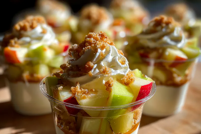 Fresh ingredients for Caramel Apple Delight