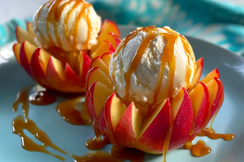 Cooking process for Caramel Apple Dessert Delight