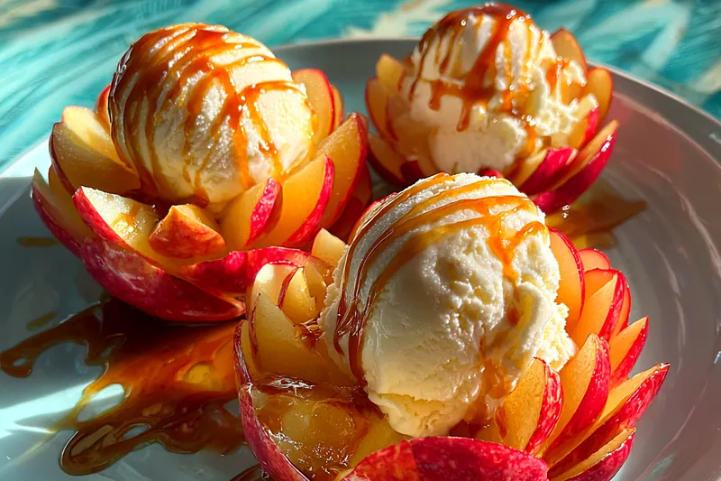 Fresh ingredients for Caramel Apple Dessert Delight