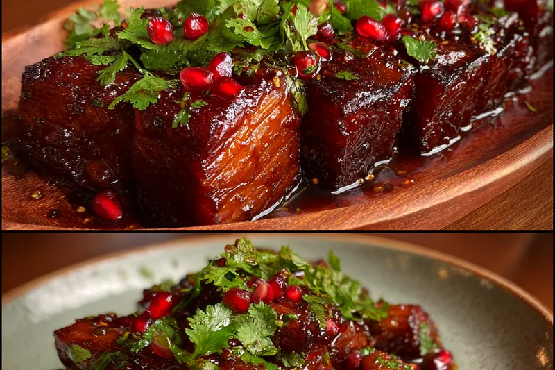 Fresh ingredients for Caramelized Beef Short Ribs