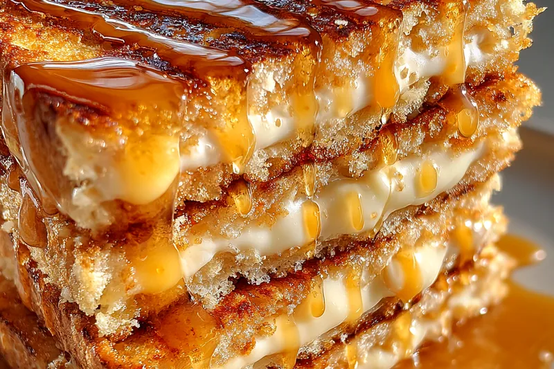 Fresh ingredients for Caramelized Creamy French Toast