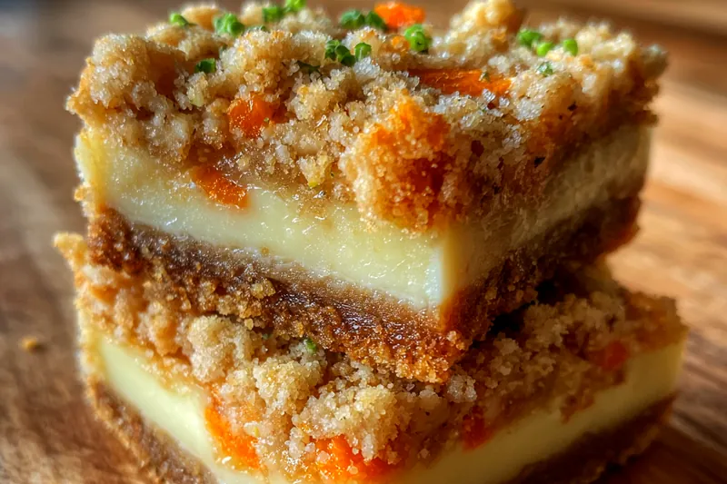 Fresh ingredients for Carrot Cream Dessert Bars