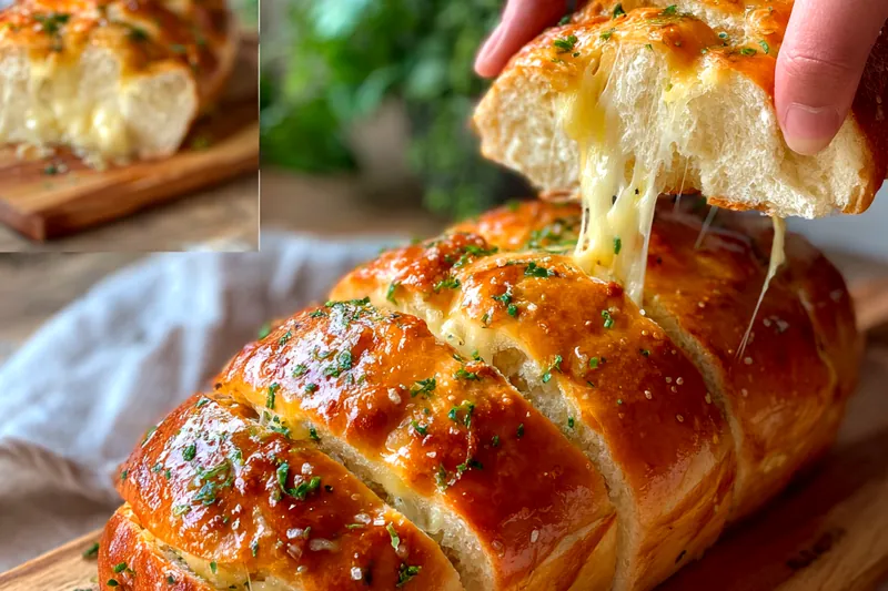 Fresh ingredients for Cheesy Herb Pull-Apart Bread