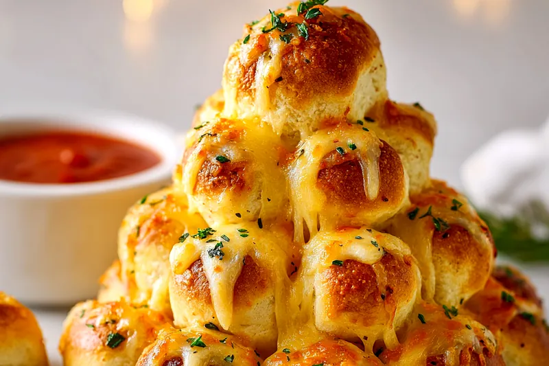 Fresh ingredients for Cheesy Holiday Pull-Apart Bread