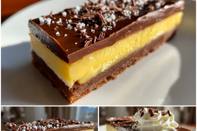 Cooking process for Chocolate Custard Cake