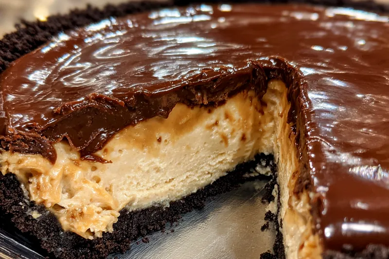 Cooking process for Chocolate Peanut Butter Pie