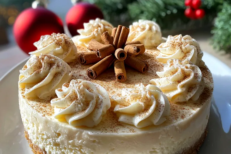 Cooking process for Cinnamon Spice Cheesecake Delight