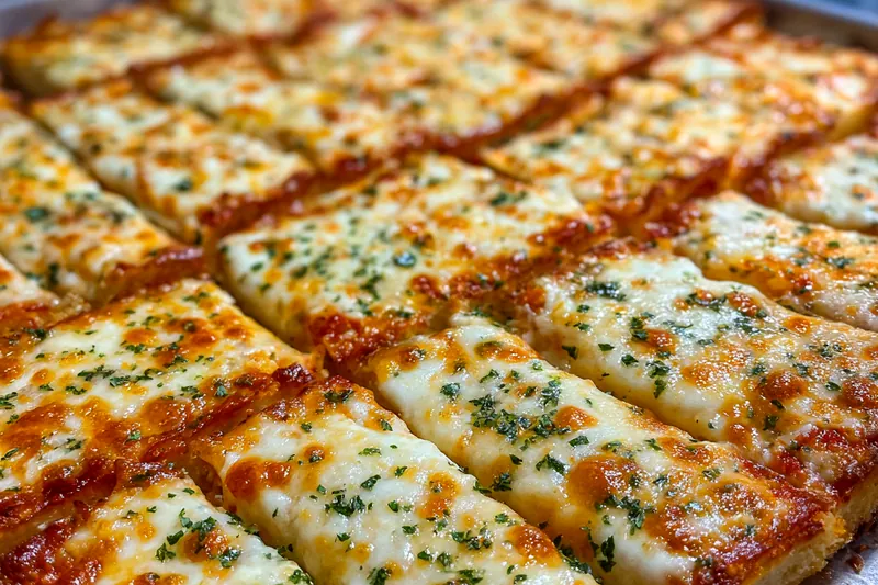 Fresh ingredients for Classic Square Pizza