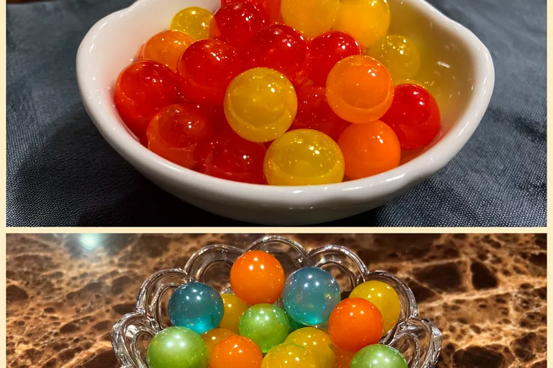 Cooking process for Colorful Candy-Coated Grapes