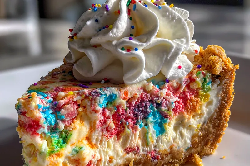 Cooking process for Colorful No-Bake Cheesecake