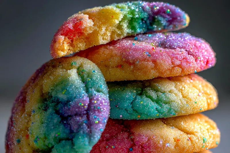 Cooking process for Colorful Sugar Cookies Treat
