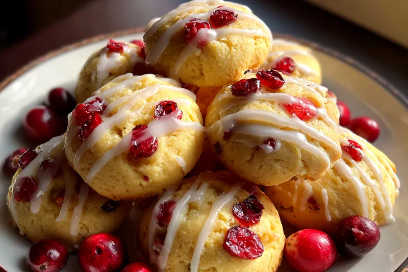 Fresh ingredients for Cranberry Lemon Cookies