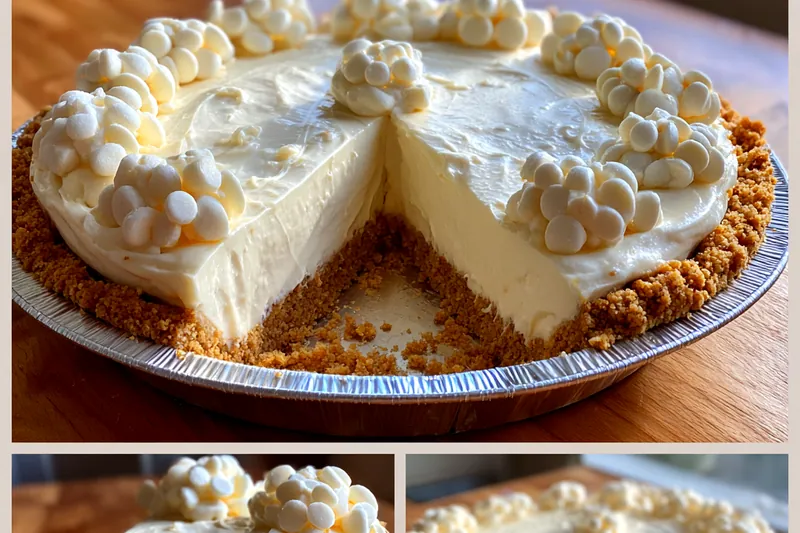 Cooking process for Creamy Marshmallow Cheesecake