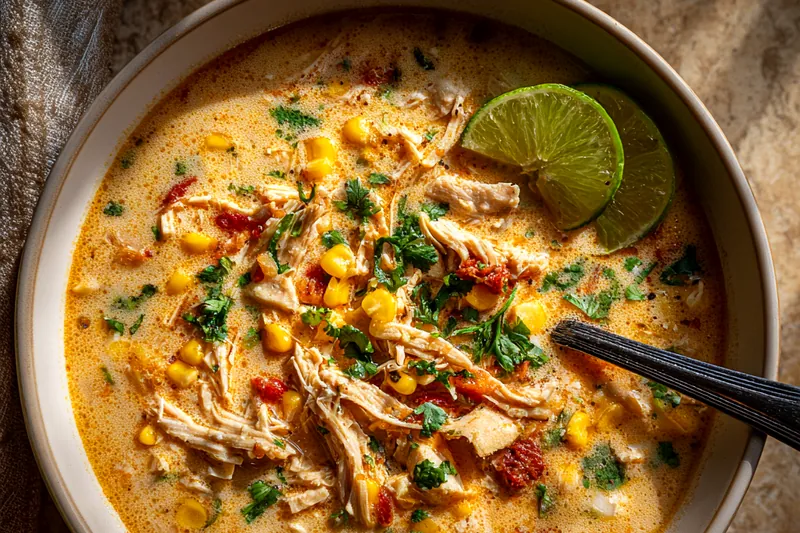 Fresh ingredients on a kitchen counter for Creamy Mexican Chicken Chowder.