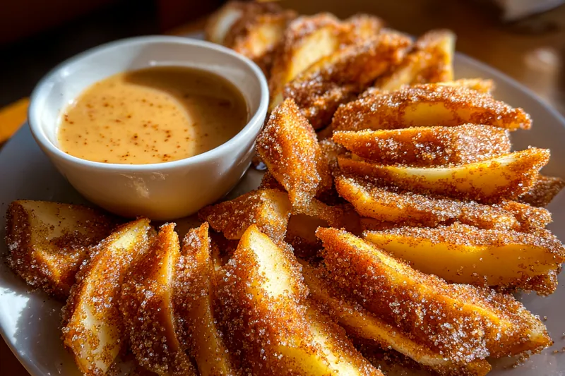 Fresh ingredients for Crispy Apple Wedges Delight