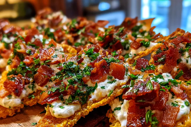 Cooking process for Crispy Bacon Cheese Triangles