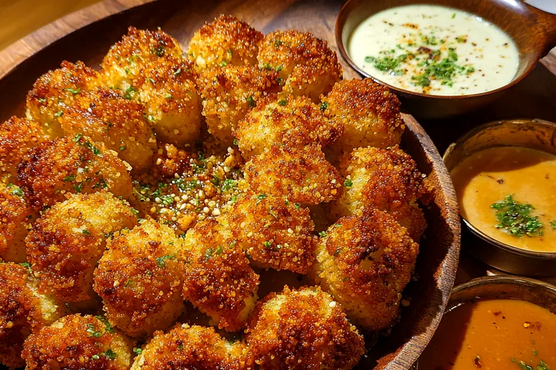 Cooking process for Crispy Blooming Onion Delight