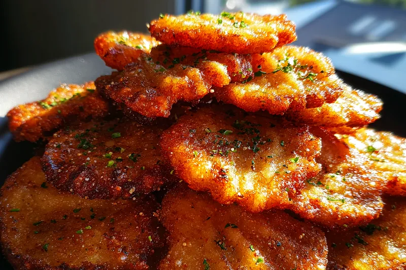 Fresh ingredients for Crispy Herb Potato Chips