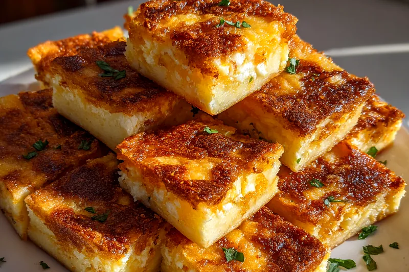 Cooking process for Crispy Potato Squares