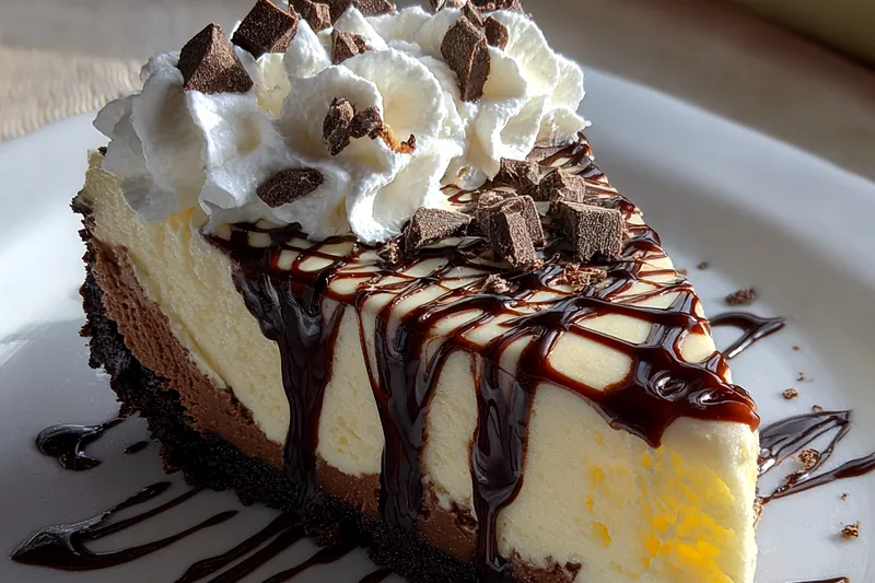 Cooking process for Decadent Brownie Cheesecake