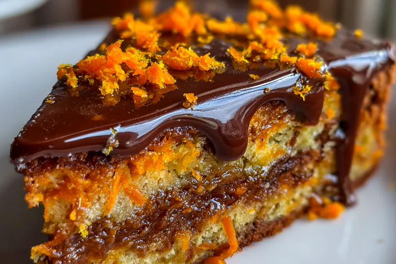 Cooking process for Decadent Chocolate Carrot Cake