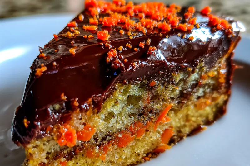 Fresh ingredients for Decadent Chocolate Carrot Cake
