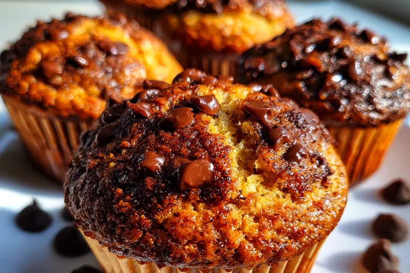 Cooking process for Decadent Chocolate Chip Muffins