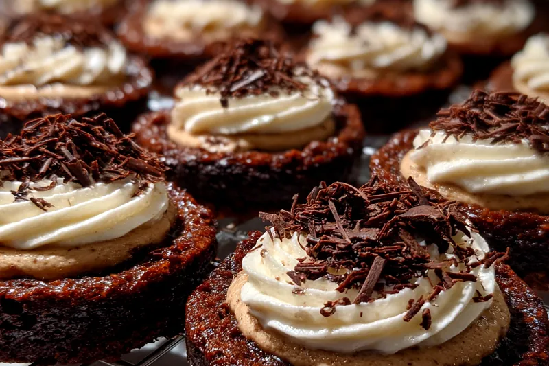 Fresh ingredients for Decadent Chocolate Layer Cookies