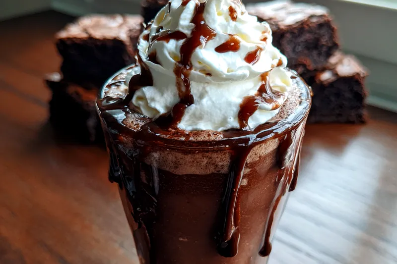 Cooking process for Decadent Chocolate Milkshake