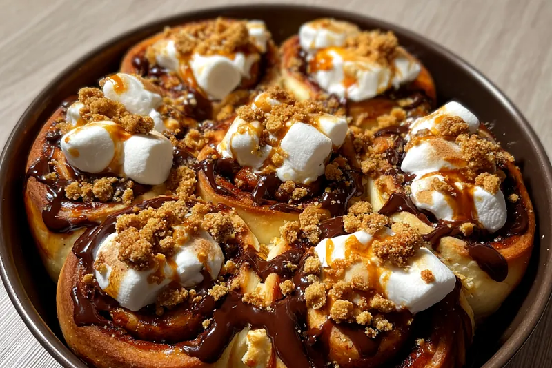 Cooking process for Decadent Chocolate Swirl Rolls