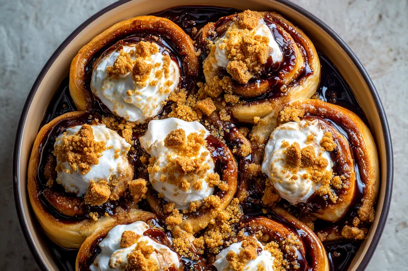 Fresh ingredients for Decadent Chocolate Swirl Rolls