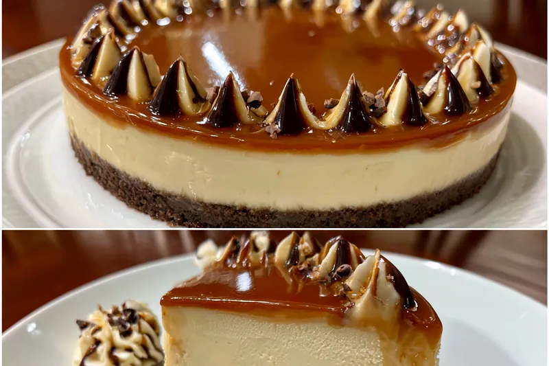 Fresh ingredients for Decadent Espresso Cheesecake