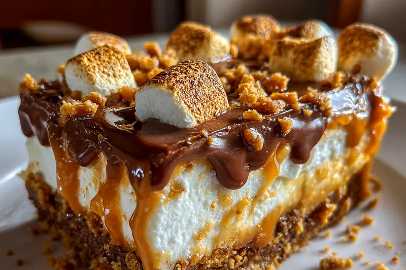 Fresh ingredients for Decadent S'mores Delight