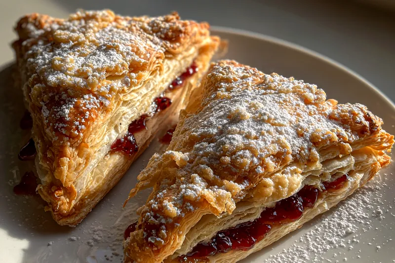 Fresh ingredients for Delicious Cherry Turnovers