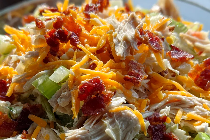 Cooking process for Delicious Chicken Bacon Salad