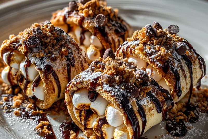 Cooking process for Delicious Chocolate Marshmallow Rolls