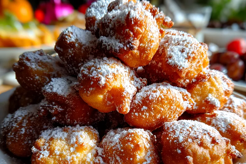 Fresh ingredients for Easy Carnival Funnel Bites