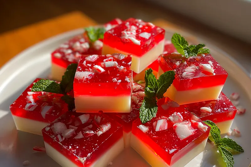 Cooking process for Festive Candy Cane Gummies