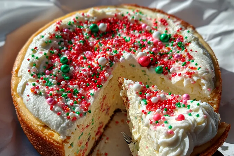 Fresh ingredients for Festive Cheesecake Delight