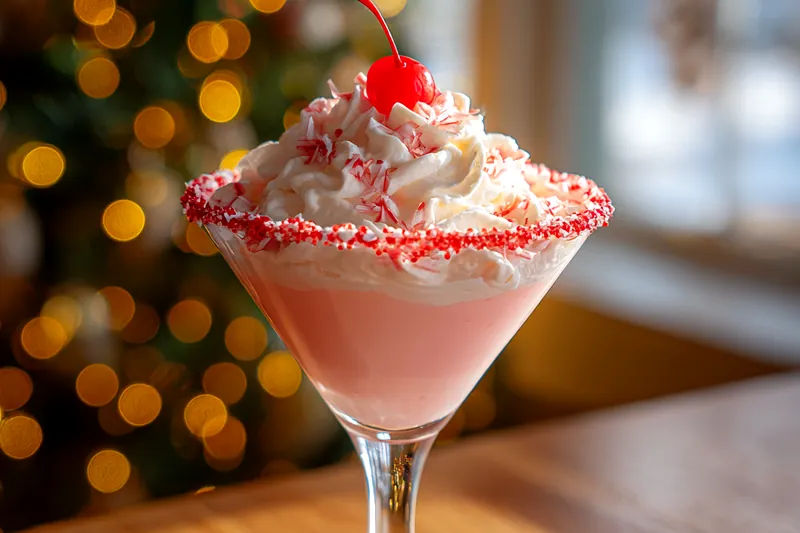 Cooking process for Festive Cherry Cocktail