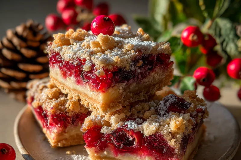 Cooking process for Festive Cherry Dessert Bars