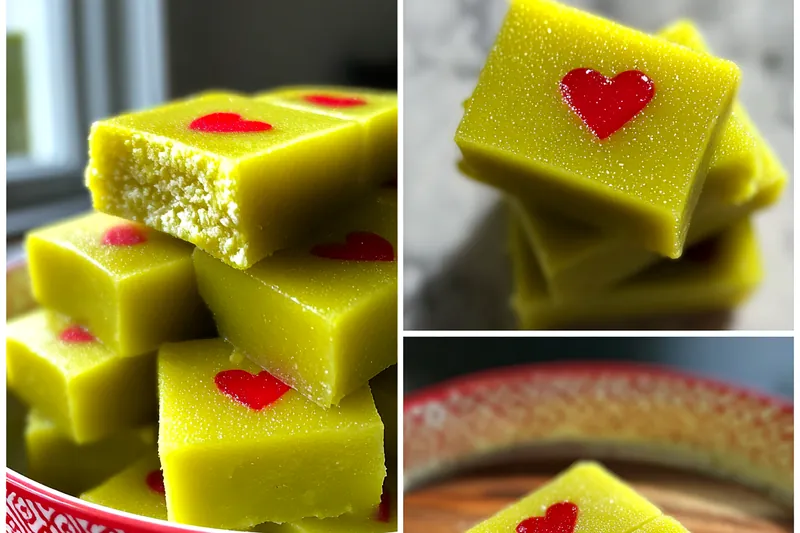 Cooking process for Festive Green Fudge